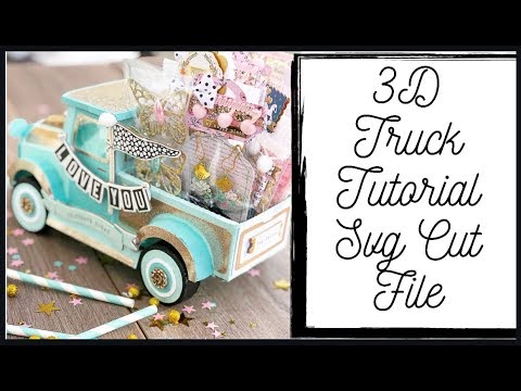 Download How To Put Together The 3d Truck Svg File Cut File Turorial Youtube