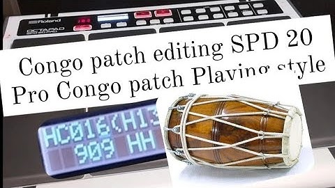 l Roland octapad Spd 20 Pro l Dholak patch editing Dholak bajane ka style