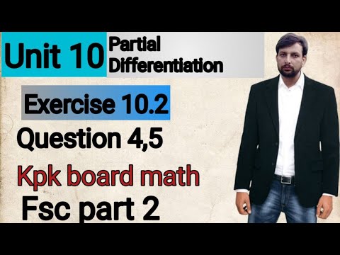 Kpk board math, fsc part 2. Chapter 10. Exercise 10.2. Question 4 and 5 ...