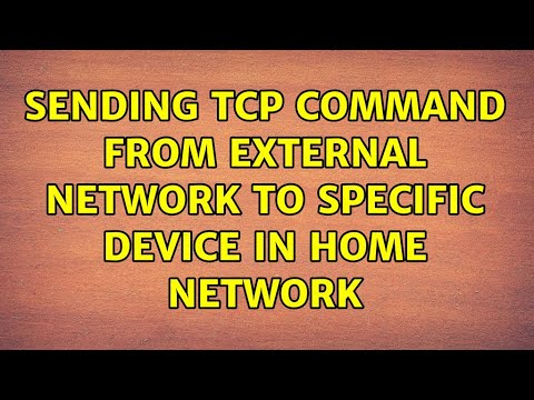 Sending TCP command