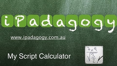iPadagogy - App Review - MyScript Calculator Tutorial