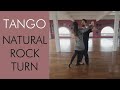 Apprendre  danser le tango  danse de salon  premire figure dbutante natural rock turn