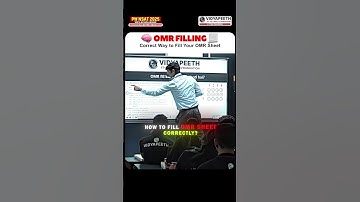 How To Fill OMR Sheet Correctly 🚀✅#shorts #physicswallah #pwians #neet