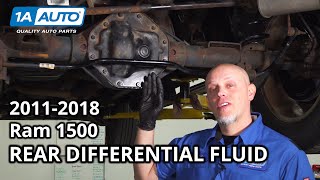 How to Change Rear Differential Fluid 2011-2018 Ram 1500