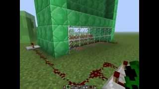 Minecraft  Piston Mob Farm + Collection Point