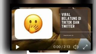 VIRAL VIDEO BELATUNG DI TIKTOK ||