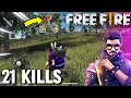 😍🔥OMG! I Got 21 Kills On My First Free Fire Match