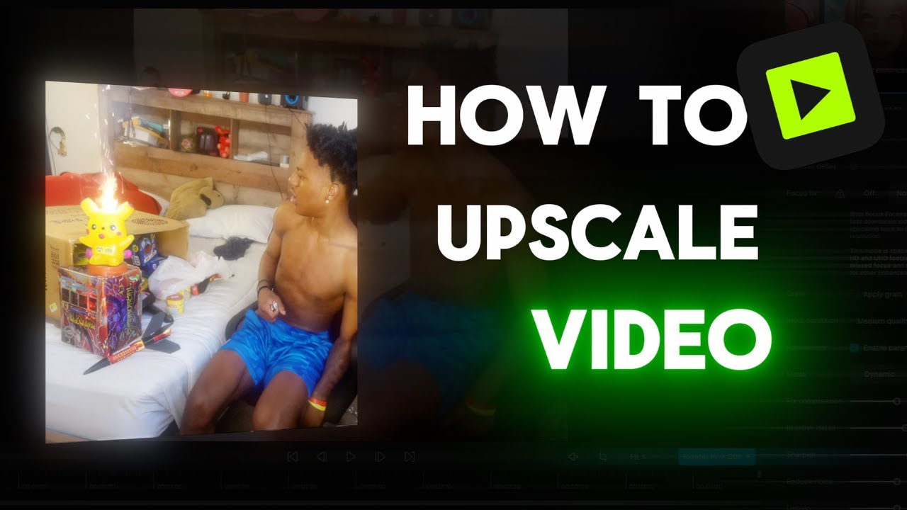 Как увеличить разрешение любого видео с помощью Topaz Video AI