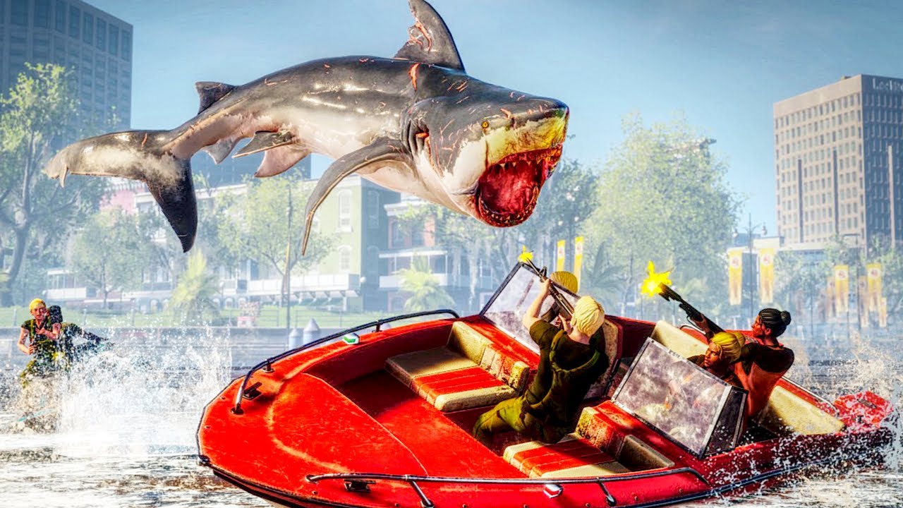 Shark Goes on Rampage and Kills EVERYONE in Maneater - YouTube