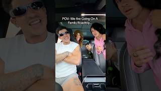 OUR CRAZY FAMILY ROAD TRIP!!! #shorts #funny #family #roadtrip