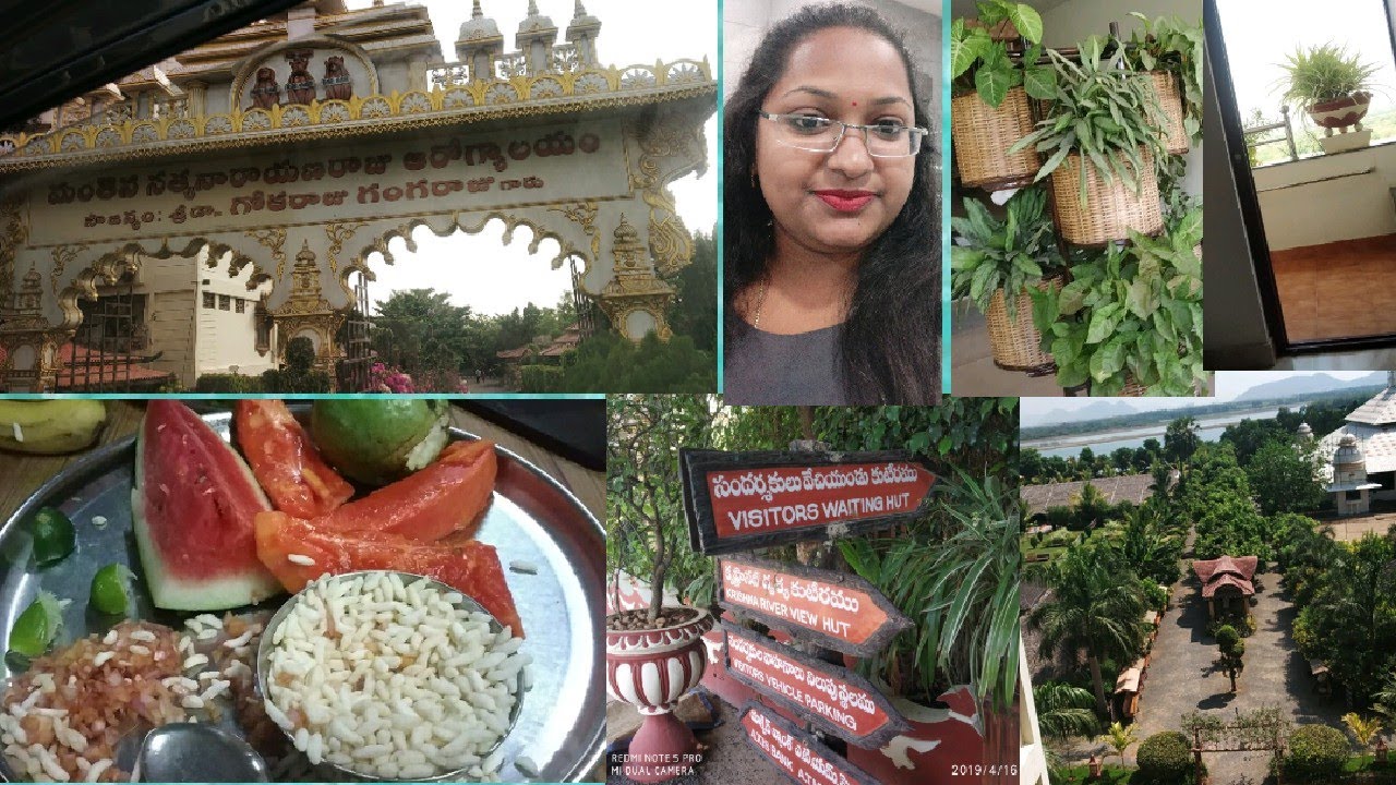 Day 1 in Manthena Satyanarayana Raju gari Arogyalam // full of greenary and healthy food