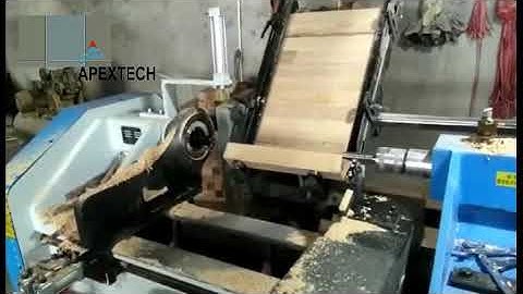 Cnc Wood Turning Lathe with Automatic Loading Unloading Rack