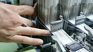 Usage of steel wire when making elastic tapes.