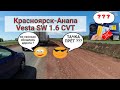 Красноярск-Анапа на Lada Vesta SW 1.6 CVT . На Аи-92