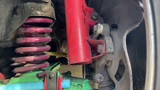 W201 190e m50 Swap Update E36 Coilovers and Electric Power Steering DIY