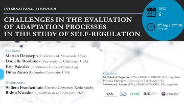 International Symposium 2021: Adaptation processes in the evaluation of self-regulation development.
