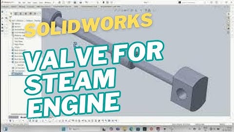  SolidWorks Tutorial | Valve  Mechanism of Steam Engine #3dmodeling #steamengine 