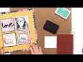 How to Use Stamps on Your Scrapbook Layouts