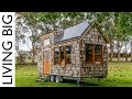 Super Affordable Off-Grid Tiny House Built With Old Fence Palings