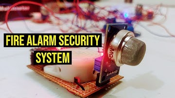 Fire Alarm Security System | Arduino | MQ2 Sensor