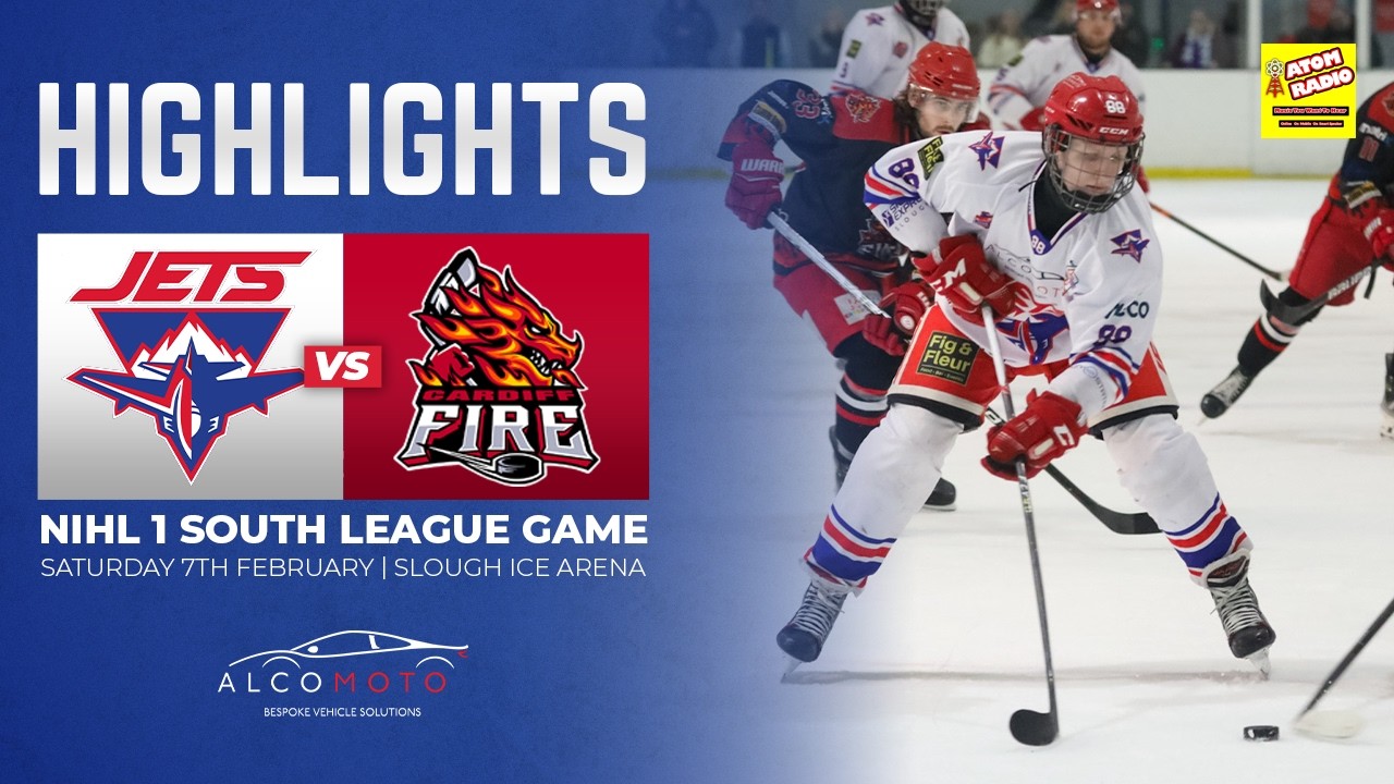 AlcoMoto Slough Jets vs Cardiff Fire | NIHL 1 South League Game Highlights | 07/02/2026