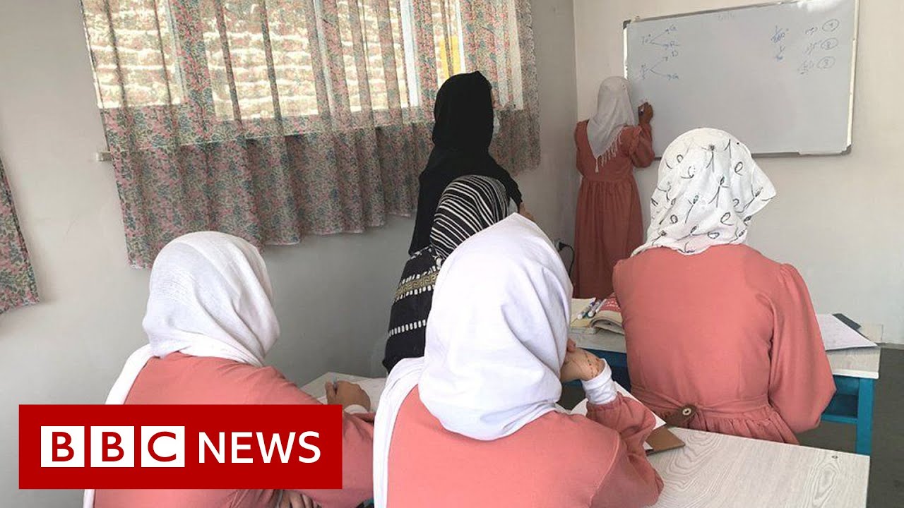 Afghanistans secret girls school defying the Taliban - BBC News pic