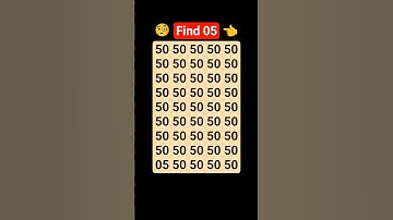 find 05 number 🤩 #quiz #puzzle #gk #maths #puzzlegame #challenge #facts