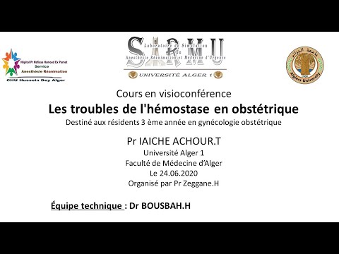 Vidéo: Syndrome DIC En Obstétrique - Stades, Traitement, Directives Cliniques