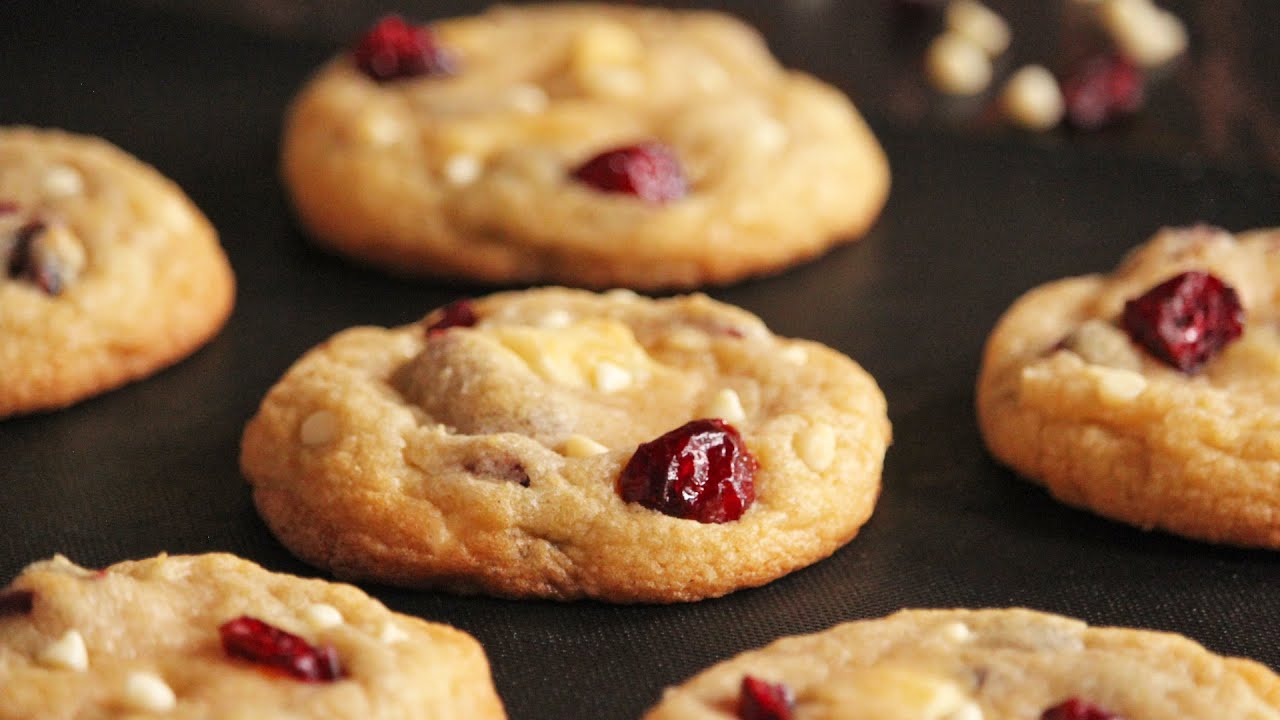 Cranberry White Chocolate Cookies | How Tasty Channel