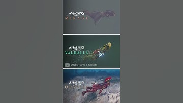 AC Mirage vs AC Valhalla vs AC Odyssey | Underwater Physics