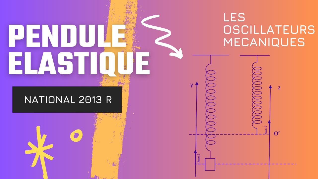 Les oscillateurs mécaniques | Pendule élastique | National 2013 R | 2Bac SM