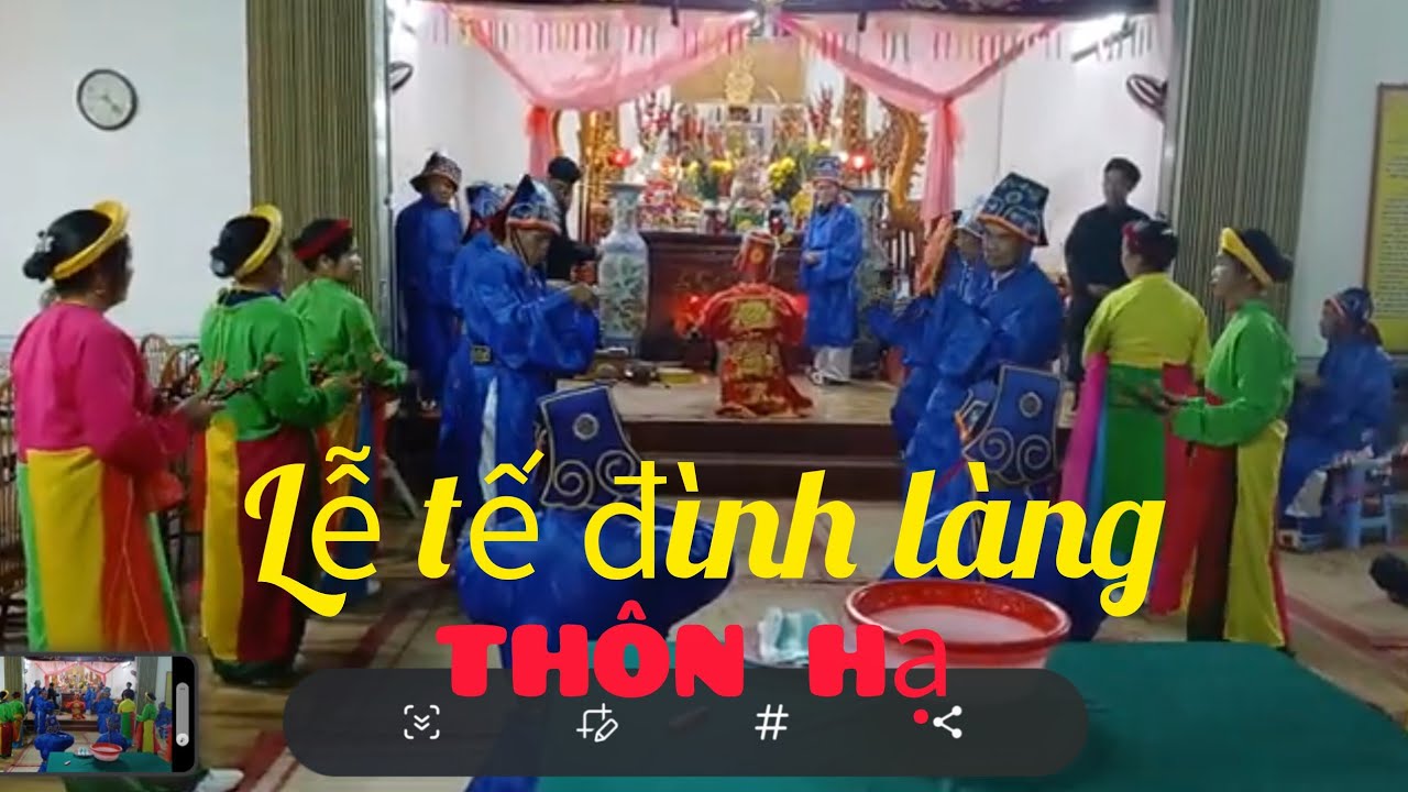 Tế lễ giao thừa đình làng thôn hạ xã hải lựu tỉnh phú thọ năm 2026