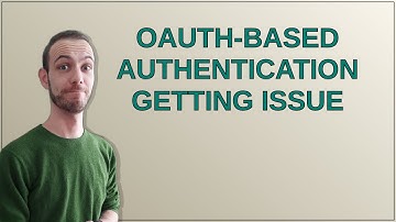 Magento: OAuth-based authentication getting issue