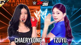 채령 vs 쯔위 - 있지 vs 트와이스 - new outfit - WWE 2K POP #pae8tube screenshot 2
