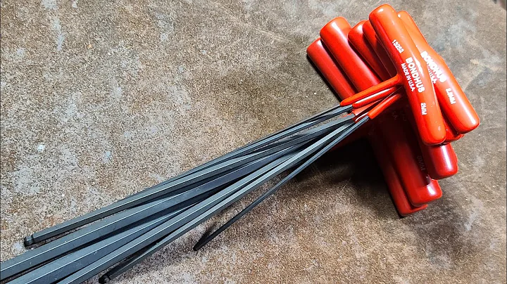 Bondhus USA Metric Long Stem T-Handle Hex Key Set ...