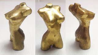 Casting statue - Trash to treasure. Casting  a bust of brass