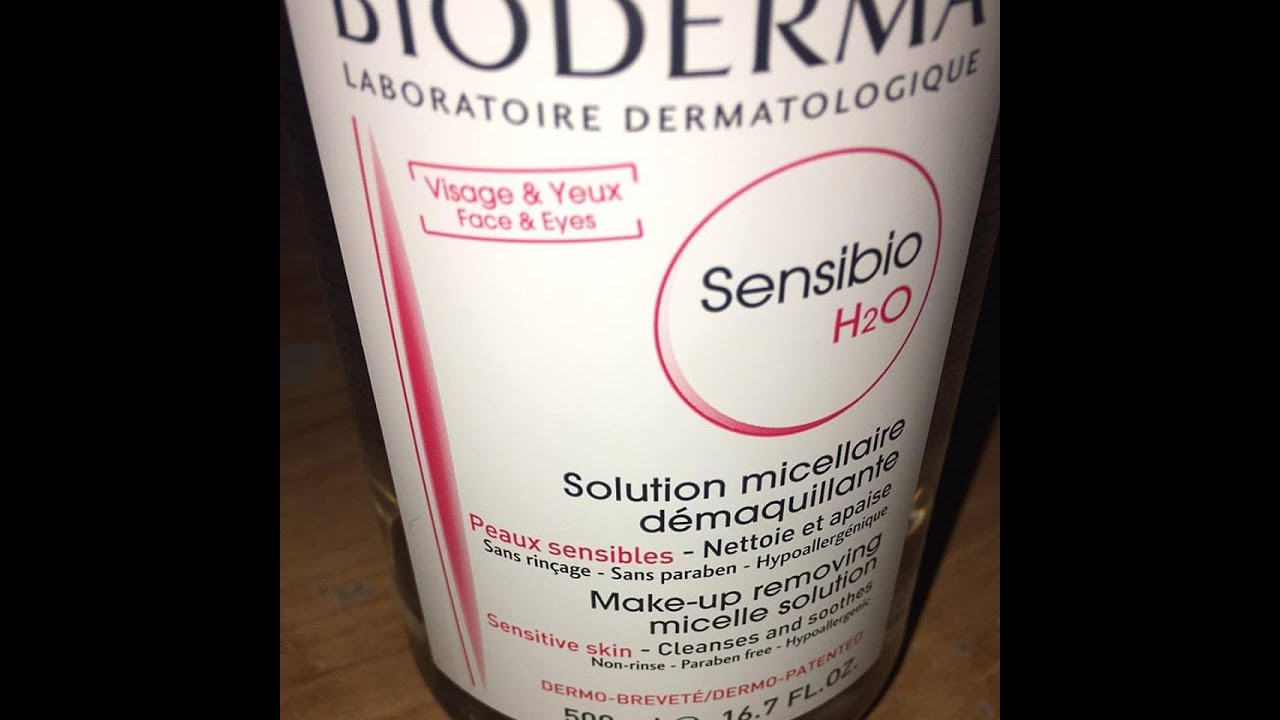Bioderma Makeup Remover Demo and Review YouTube