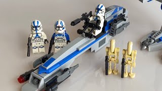 Lego Star Wars Battle Pack 501 Легиона! 75280 Review (обзор на русском)