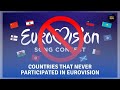 Countries that have never participated in Eurovision