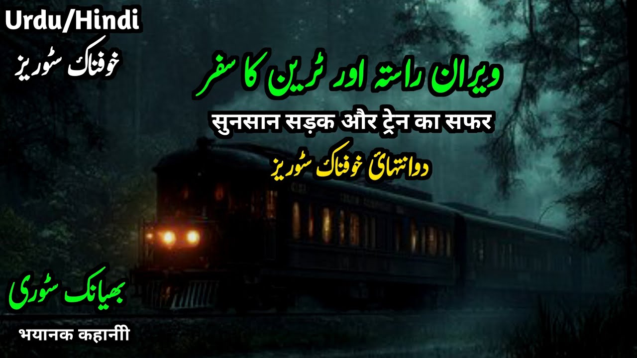 The Haunted Train Journey  | प्रेतवाधित रेल यात्रा | Khofnak Urdu Hindi Story | Naseer Center Voice