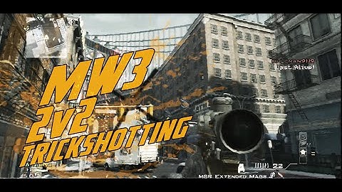 MW3 2v2 Faceoff Trickshotting Ep. 1 (Insane HM)