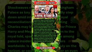 Royal Family Crisis? King Charles & Prince Harry Return Drama Explained! 👑 #Shorts