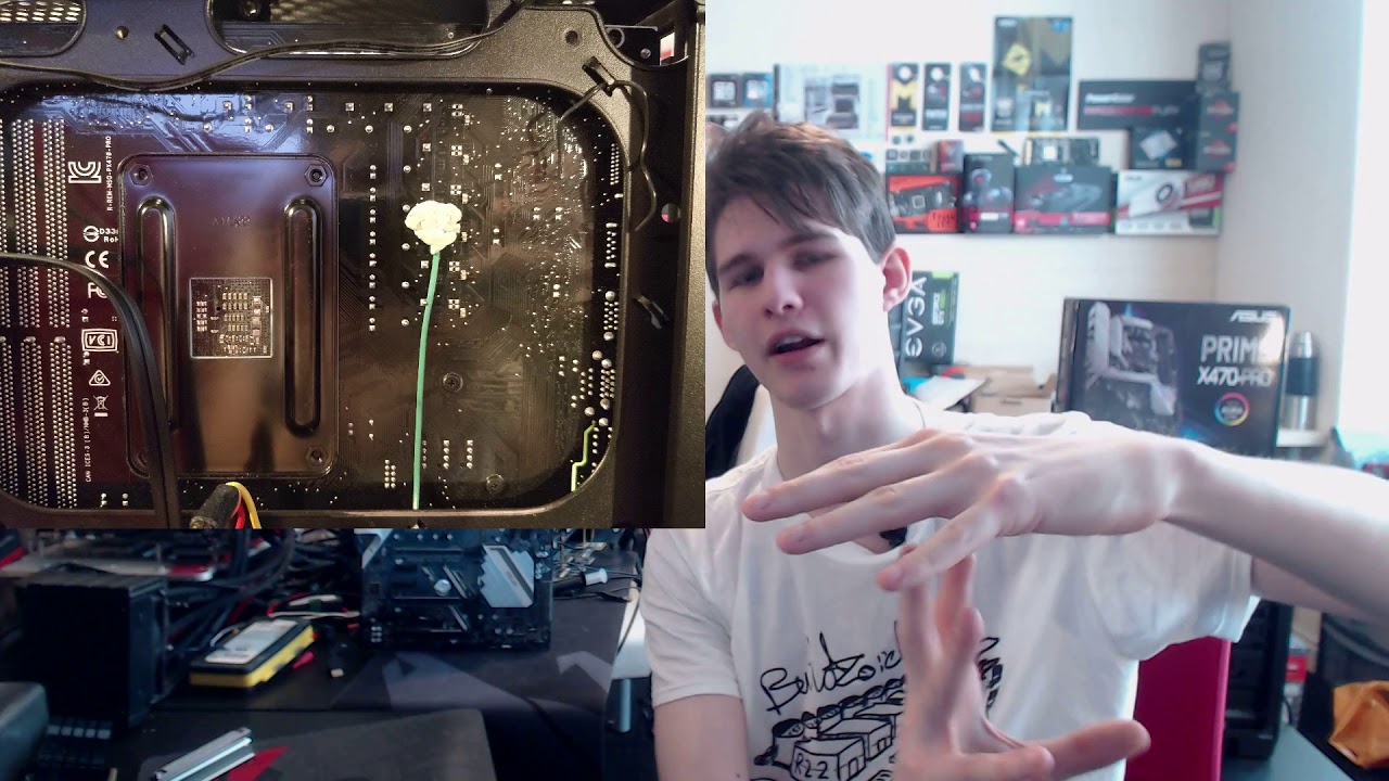 Asus Prime X470 Pro In The Box Case Vrm Temperatures Youtube