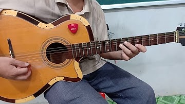 Tự học ghita cổ | Văn thiên tường (lớp dựng) qua xế xảng - Dây kép | Tấn Thành Bàu Năng