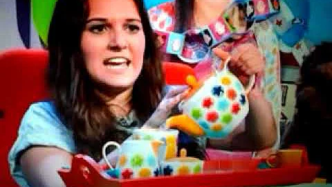 Jessica Revell in CBBC Studio 3rd January 2013 6PM
