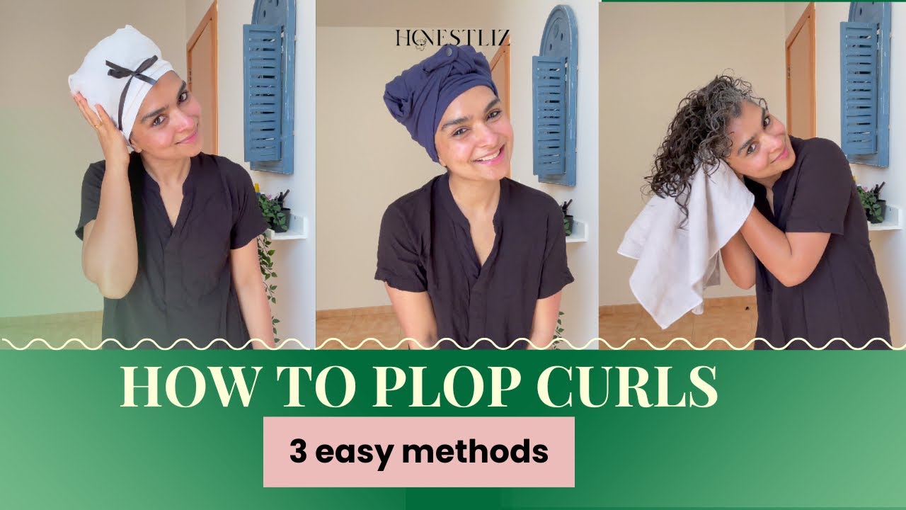 How to Plop Curly Hair: 3 Easy Methods