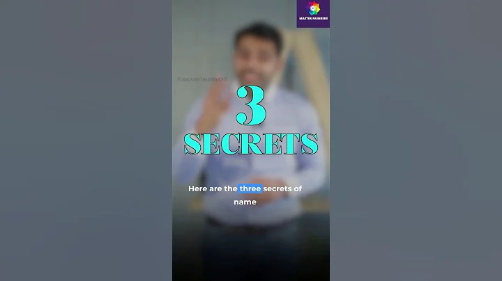 3 Secrets of Name Correction you should know about #numerology #masternumbers
