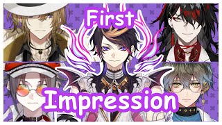 Luxiem Members First Impression Of Shu - Luxiem Collab [Shu Yamino/Nijisanji En]