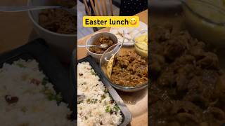 Easter lunch😋#easter #lunch #food #foodvlogs #chicken #foodie #foodie #vatteppam