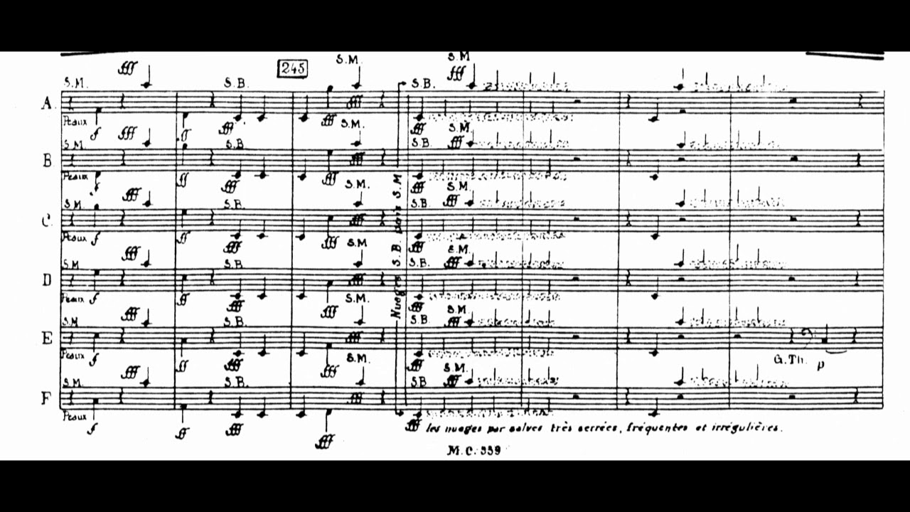 ペルセファサpersephassa ❗️iannis xenakis 打楽器6重奏 Iannis Xenakis - Persephassa for Six Percussionists (1969